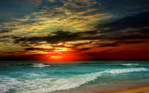      2880x1800 , , , , sand, , , , , tropical, paradise, shore, sunset, beach, sea