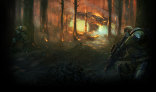 XCOM: Enemy Unknown обои для рабочего стола 1920x1139 xcom,  enemy unknown, видео игры, unknown, enemy, игра, steam, огонь, лес, forest