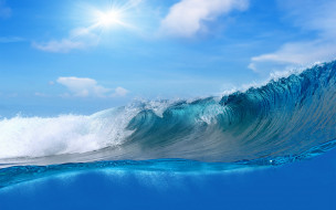      2880x1800 , , wave, blue, sea, sky, splash, ocean, , , 