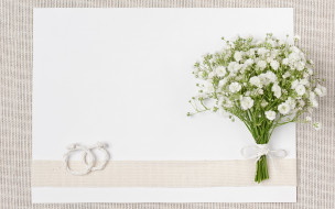      2880x1800 , ,  , , , white, ring, flowers, bouquet, wedding