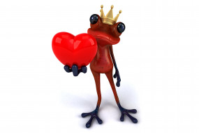 3 ,  , humor, funny, love, , frog, prince, heart