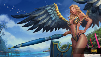      1920x1080  , heroes of newerth, hon, valkyrie, , , , , , heroes, of, newerth, beach, babe