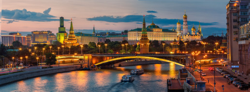 Moscow panorama     3000x1104 moscow panorama, ,  , , , , 