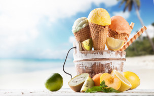     2880x1800 , ,  , , , , , , fruits, tropical, dessert, sweet, ice, cream