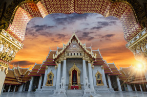 Marble Temple, Wat Benchamabopitr Dusitvanaram Bangkok     2048x1357 marble temple,  wat benchamabopitr dusitvanaram bangkok, , -    , , , 