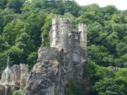 Castle on the Rhine     2048x1536 castle on the rhine, , - ,  ,  , , , 