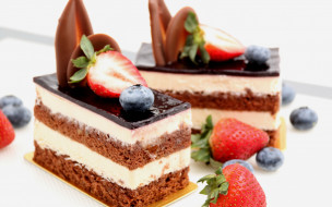      2880x1800 , , , , , , , , strawberry, berries, chocolate, sweet, dessert, cake