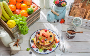      2880x1800 , ,  , berries, breakfast, pancakes, , , , fruit