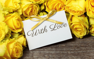      2880x1800 , , with, love, romantic, roses, yellow, flowers, 