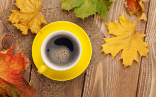      2880x1800 , ,   , , , , , , maple, cup, leaves, coffee, fall, autumn