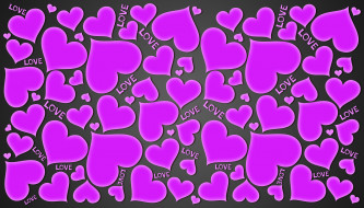      7000x4000 ,   ,  ,  , love, gradient, hearts, purple, background, 