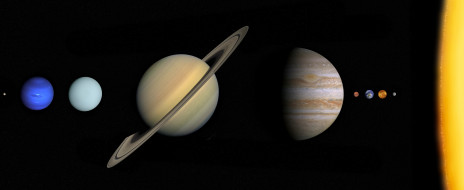      7487x3072 , , planets, solar, system, in, order