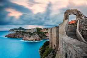 dubrovnik and st,  lawrence fortress, ,  , , , 