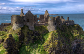 Dunluce Castle - County Antrim, Northern Ireland     2048x1324 dunluce castle - county antrim,  northern ireland, ,  , , , 