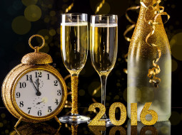      2870x2140 , -  ,  , , , , , golden, new, year, happy, 2016, , , champagne