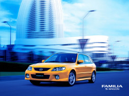 Mazda Familia     1024x768 mazda, familia, 