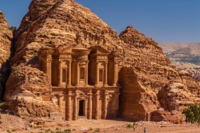 Petra. The Monastyr     2048x1367 petra,  the monastyr, , - ,   , , , 