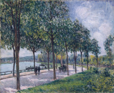 alley of chestnut trees, , alfred sisley, , , , , , 