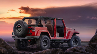      3000x1682 , jeep, wrangler, red, rock, concept, jk, 2015, 