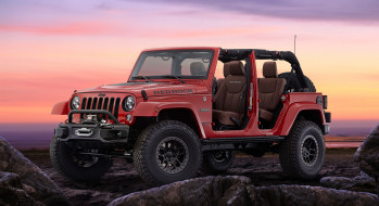      3000x1636 , jeep, wrangler, red, rock, concept, jk, 2015, 