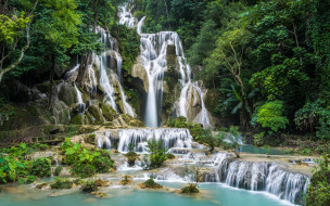      1920x1200 , , , , , , , kuang, si, waterfall, laos