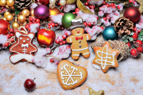      3057x2034 , , merry, , , , , , decoration, cookies, , xmas, christmas