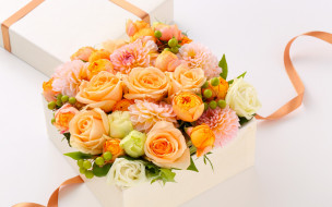      2880x1800 , ,  , roses, bouquets, , gift, , dahlias, 