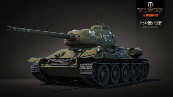      1920x1080  ,   , world of tanks, tank, , -34-85, rudy, , ussr