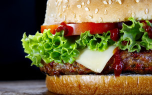      2880x1800 , ,  ,  , hamburger, meat, lettuce, bread, tomatoes