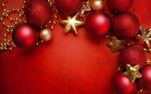      2880x1800 , , decoration, , , , , christmas, stars, merry, red, balls