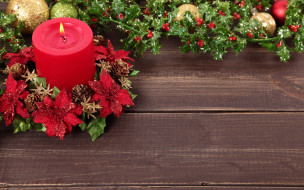      2880x1800 ,  , , , , candle, , , , balls, decoration, christmas, merry