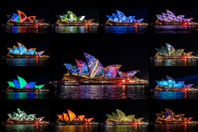 Sydney Opera House Collage     2048x1367 sydney opera house collage, ,  , , 